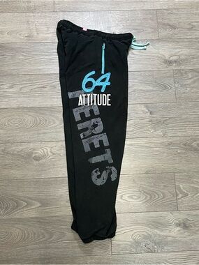 Joshua Perets Black Graphic Joggers Size S | Y2K Streetwear Sweatpants JP 64
